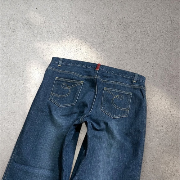 Clio Black Drop Rise Straight Jeans - Picture 3 of 6